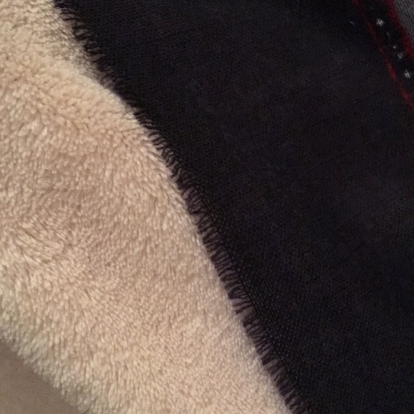 Black Colorful Pattern Large Body Scarf NWT - Picture 10 of 11